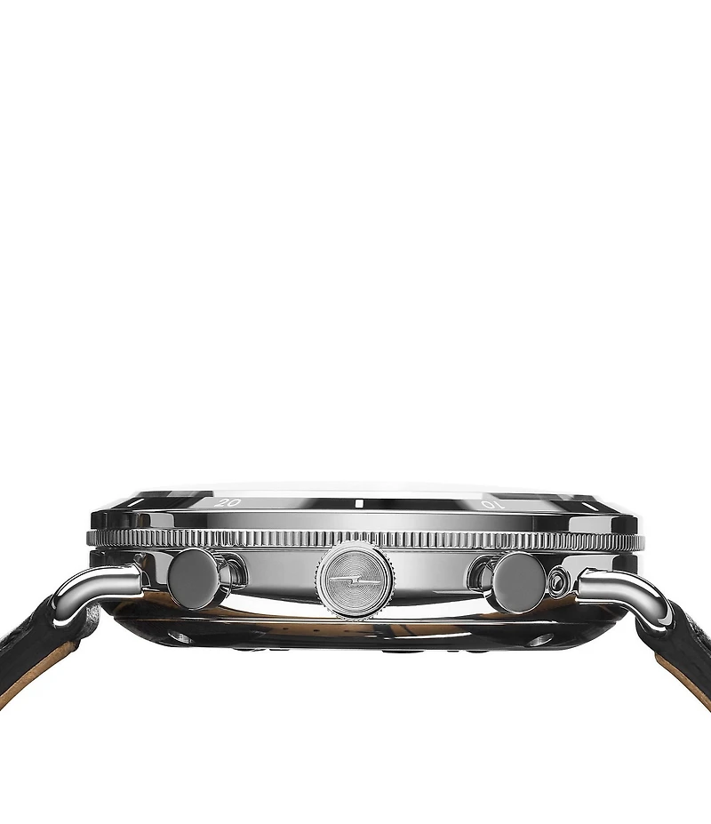SHINOLA Men's Canfield Sport Chronograph Leather Strap Watch