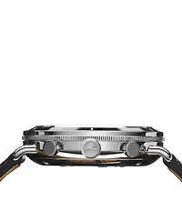 SHINOLA Men's Canfield Sport Chronograph Leather Strap Watch