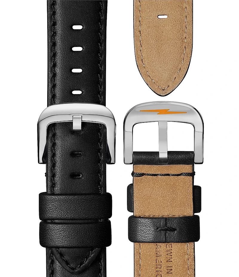 SHINOLA Men's Canfield Sport Chronograph Leather Strap Watch