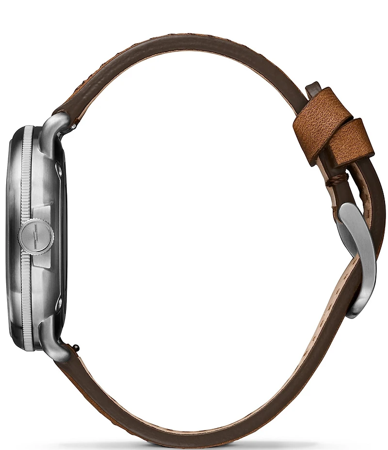 SHINOLA Men's Canfield Sport Chronograph British Tan Leather Strap Watch