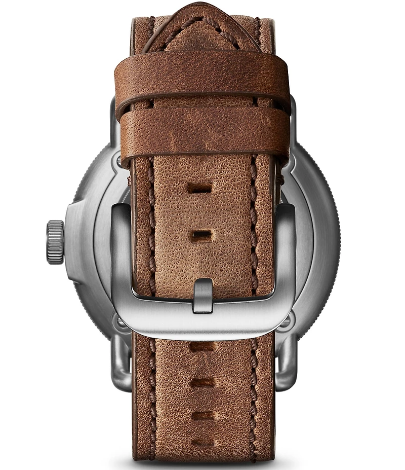 SHINOLA Men's Canfield Sport Chronograph British Tan Leather Strap Watch
