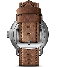 SHINOLA Men's Canfield Sport Chronograph British Tan Leather Strap Watch