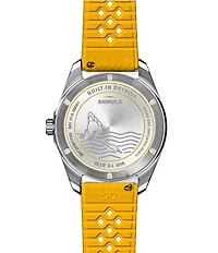 SHINOLA Men's Duck Quartz Analog Rubber Strap Watch