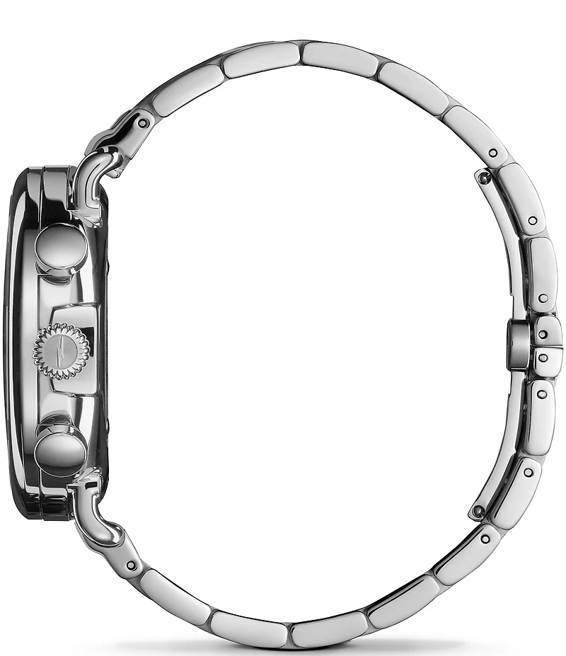 SHINOLA Men's Runwell Chronograph Black Dial Stainless Steel Bracelet Watch