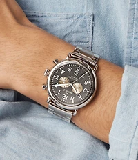 SHINOLA Men's Runwell 47mm Chronograph Stainless Steel Bracelet Watch
