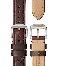 SHINOLA Men's Runwell Quartz Analog Brown Leather Strap Watch