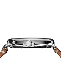 SHINOLA Men's Runwell Quartz Analog Tan Leather Strap Watch