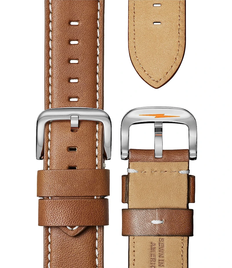 SHINOLA Men's Runwell Quartz Analog Tan Leather Strap Watch
