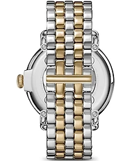 SHINOLA Men's Runwell Quartz Analog Two Tone Stainless Steel Bracelet Watch