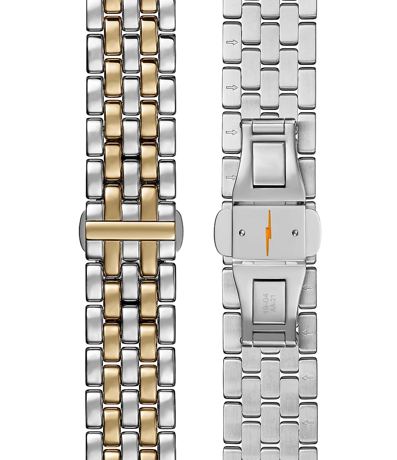 SHINOLA Men's Runwell Quartz Analog Two Tone Stainless Steel Bracelet Watch