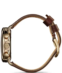 SHINOLA Men's Runwell Quartz Chronograph Brown Leather Strap Watch