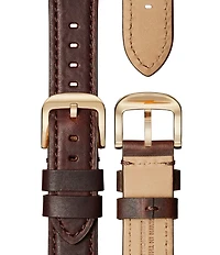 SHINOLA Men's Runwell Quartz Chronograph Brown Leather Strap Watch