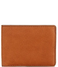 SHINOLA Slim Bifold Natural Grain Leather Wallet