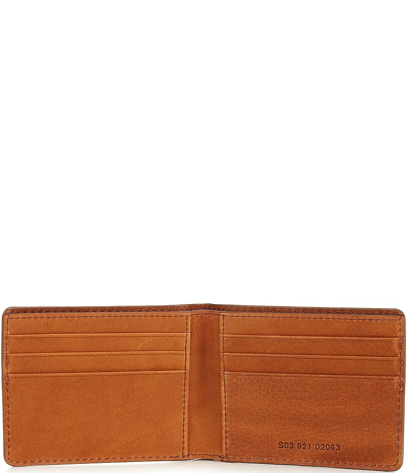 SHINOLA Slim Bifold Natural Grain Leather Wallet