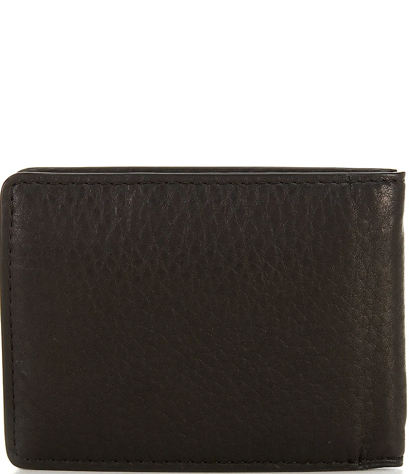 SHINOLA Slim Bifold Natural Grain Leather Wallet