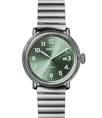 SHINOLA Unisex Detrola Quartz Analog Stainless Steel Bracelet Watch