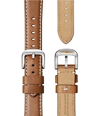 SHINOLA Unisex Runwell Quartz Analog Tan Leather Strap Watch
