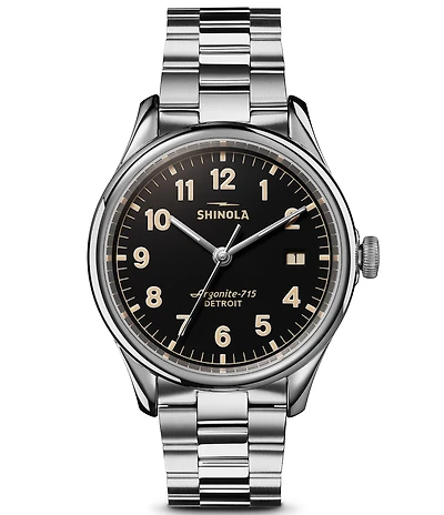 SHINOLA Unisex Vinton Quartz Analog Stainless Steel Bracelet Watch