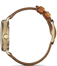 SHINOLA Women's Birdy Moon Phase Quartz Automatic Tan Leather Strap Watch