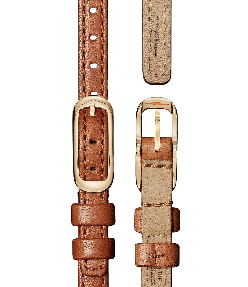 SHINOLA Women's Birdy Moon Phase Quartz Automatic Tan Leather Strap Watch