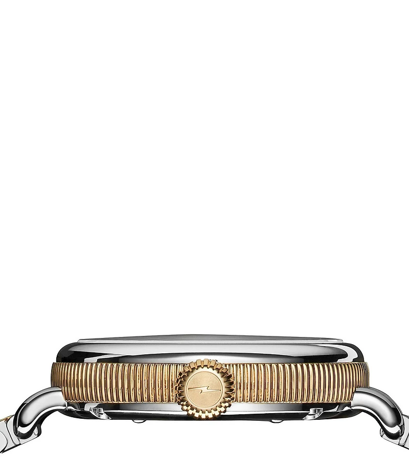 SHINOLA Women's Birdy Quartz Analog Two Tone Stainless Steel Bracelet Watch