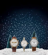 SHINOLA Women's Birdy Quartz Analog Two Tone Stainless Steel Bracelet Watch