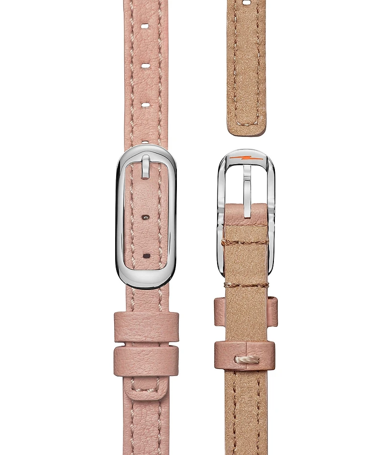 SHINOLA Women's Birdy Quartz Automatic Light Pink Leather Strap Watch