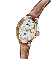 SHINOLA Women's Canfield Quartz Analog Leather Strap Watch