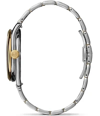 SHINOLA Women's Derby 505 Quartz Analog Two Tone Stainless Steel Bracelet Watch