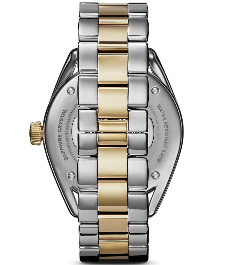 SHINOLA Women's Derby 505 Quartz Analog Two Tone Stainless Steel Bracelet Watch