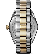 SHINOLA Women's Derby 505 Quartz Analog Two Tone Stainless Steel Bracelet Watch