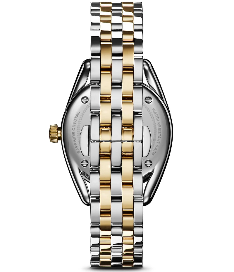 SHINOLA Women's Derby Quartz Light Analog Two Tone Stainless Steel Bracelet Watch