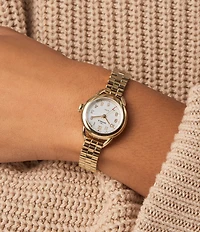 SHINOLA Women's Runabout Quartz Analog Gold Tone Stainless Steel Bracelet Watch