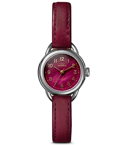 SHINOLA Women's Runabout Quartz Analog Leather Strap Watch
