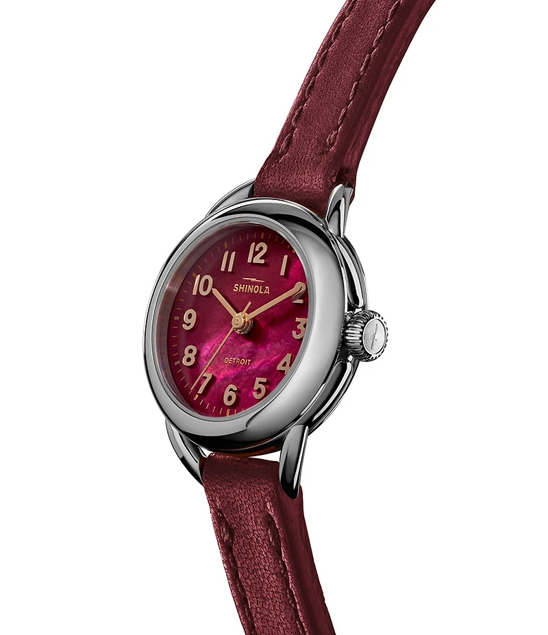 SHINOLA Women's Runabout Quartz Analog Leather Strap Watch