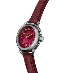 SHINOLA Women's Runabout Quartz Analog Leather Strap Watch