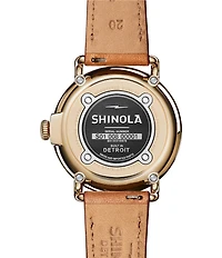 SHINOLA Women's Runwell Quartz Analog Leather Strap Watch