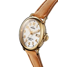 SHINOLA Women's Runwell Quartz Analog Leather Strap Watch