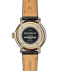 SHINOLA Women's Runwell Quartz Analog Leather Strap Watch