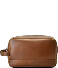 SHINOLA Zip Leather Travel Kit Navigator