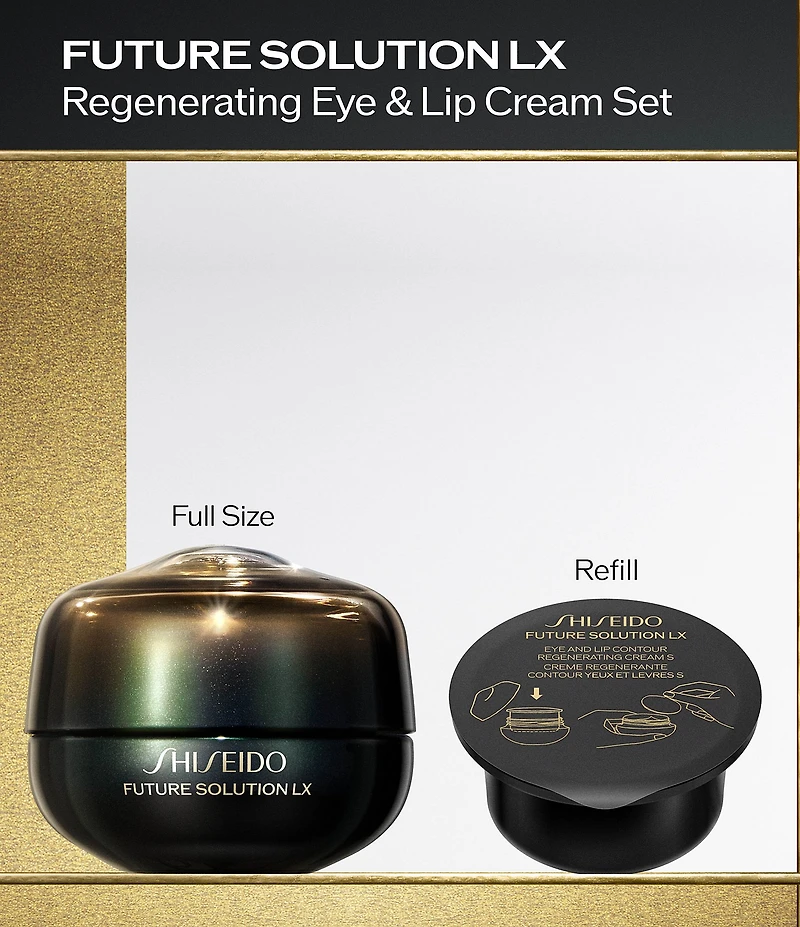 Shiseido Future Solution LX Regenerating Eye & Lip Cream Set
