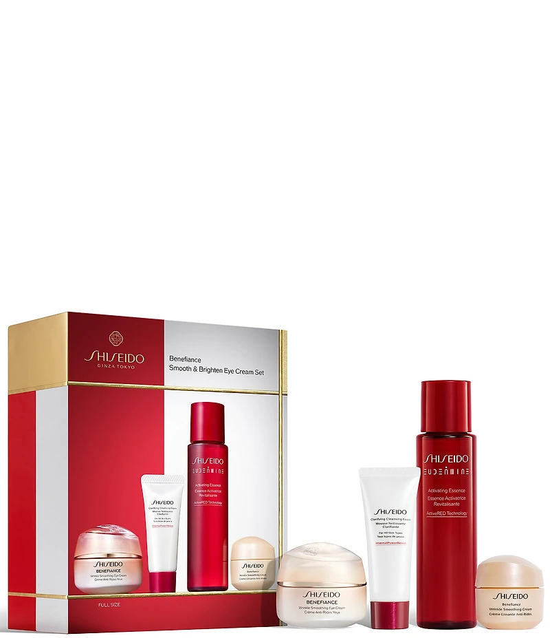 Shiseido Smooth & Brighten Eye Cream Set
