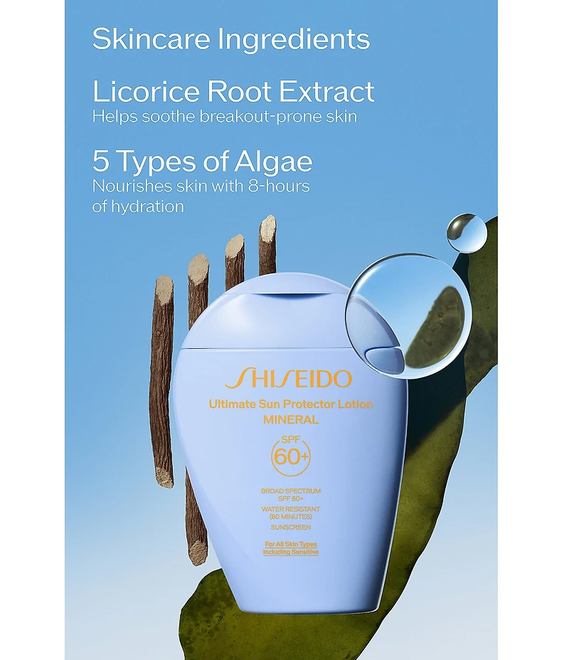 Shiseido Ultimate Sun Protector Lotion Mineral SPF 60+