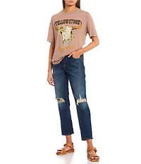 Moa Moa Yellowstone Wild West Short Sleeve Graphic T-Shirt