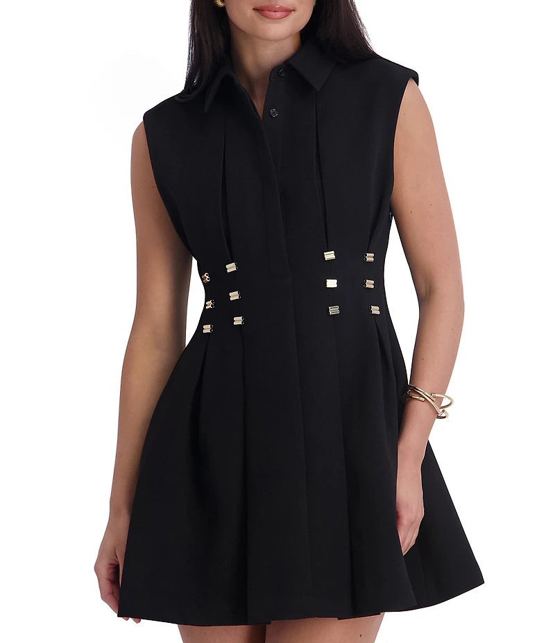 SIENA Mini Fit & Flare Shirt Dress