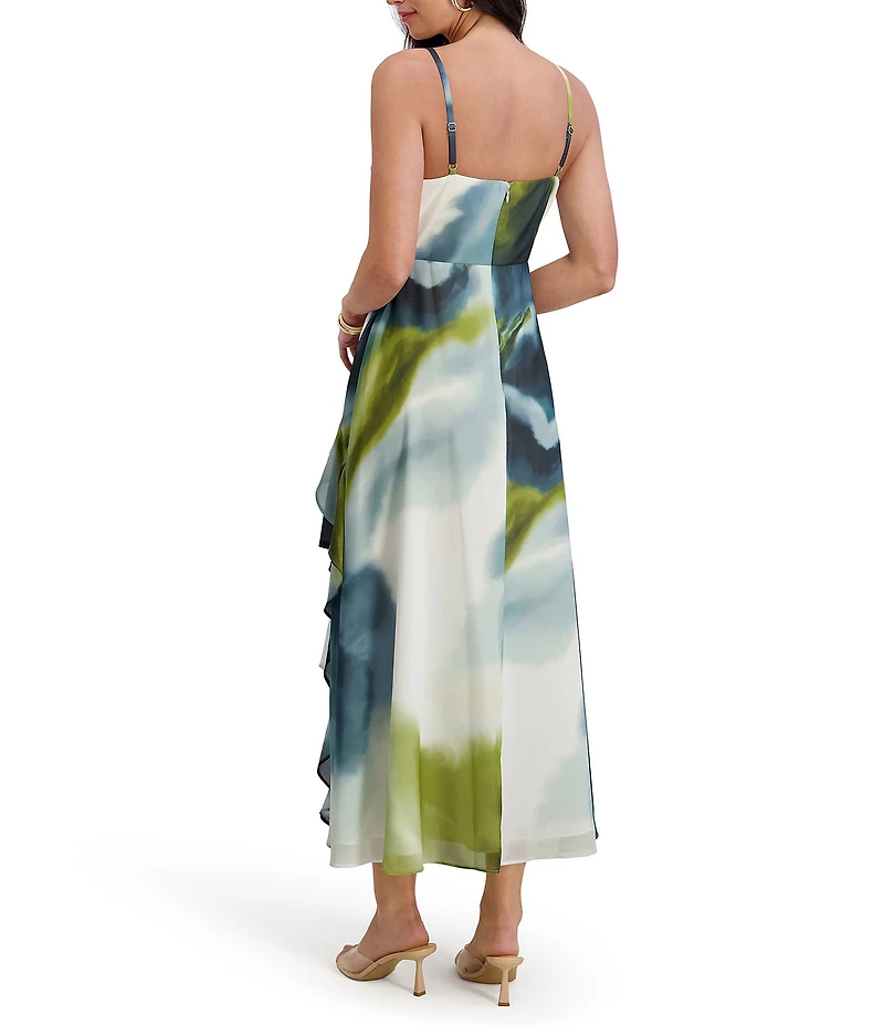SIENA Printed Chiffon Maxi Dress