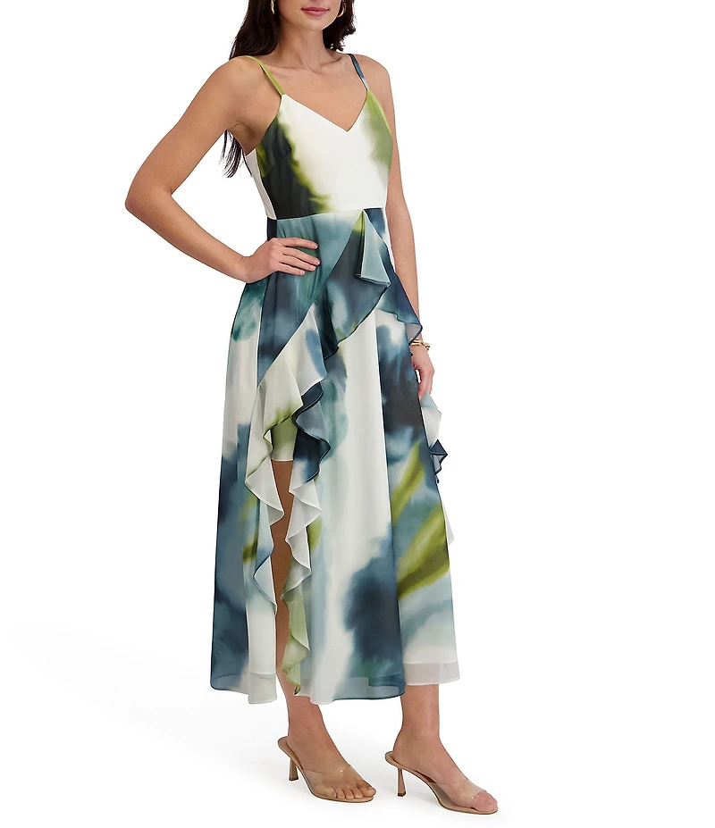 SIENA Printed Chiffon Maxi Dress
