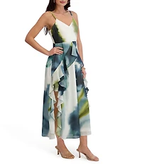 SIENA Printed Chiffon Maxi Dress