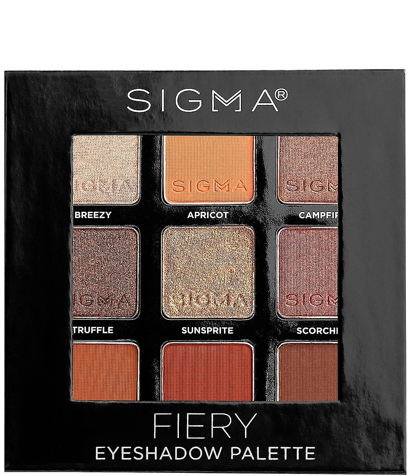 Sigma Beauty Fiery Eyeshadow Palette