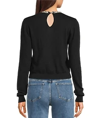 Signature 8 Cashmere Pearl Neck Top